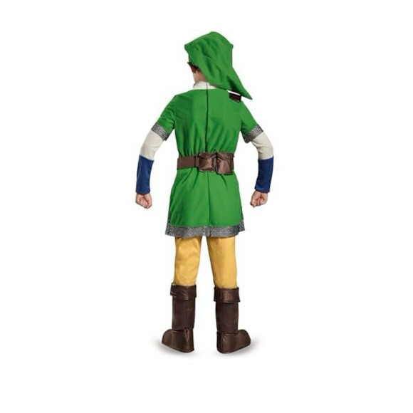 Legend of Zelda Link Costume Disguise World of Nintendo Kids Size 14-16 XL New - Picture 2 of 4